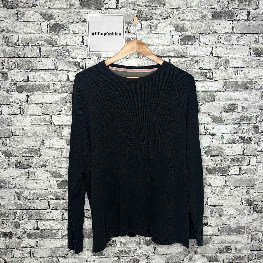 EUC Old Navy Men's 100% Cotton Black Knit Pullover Size XXL (RN 462574)
